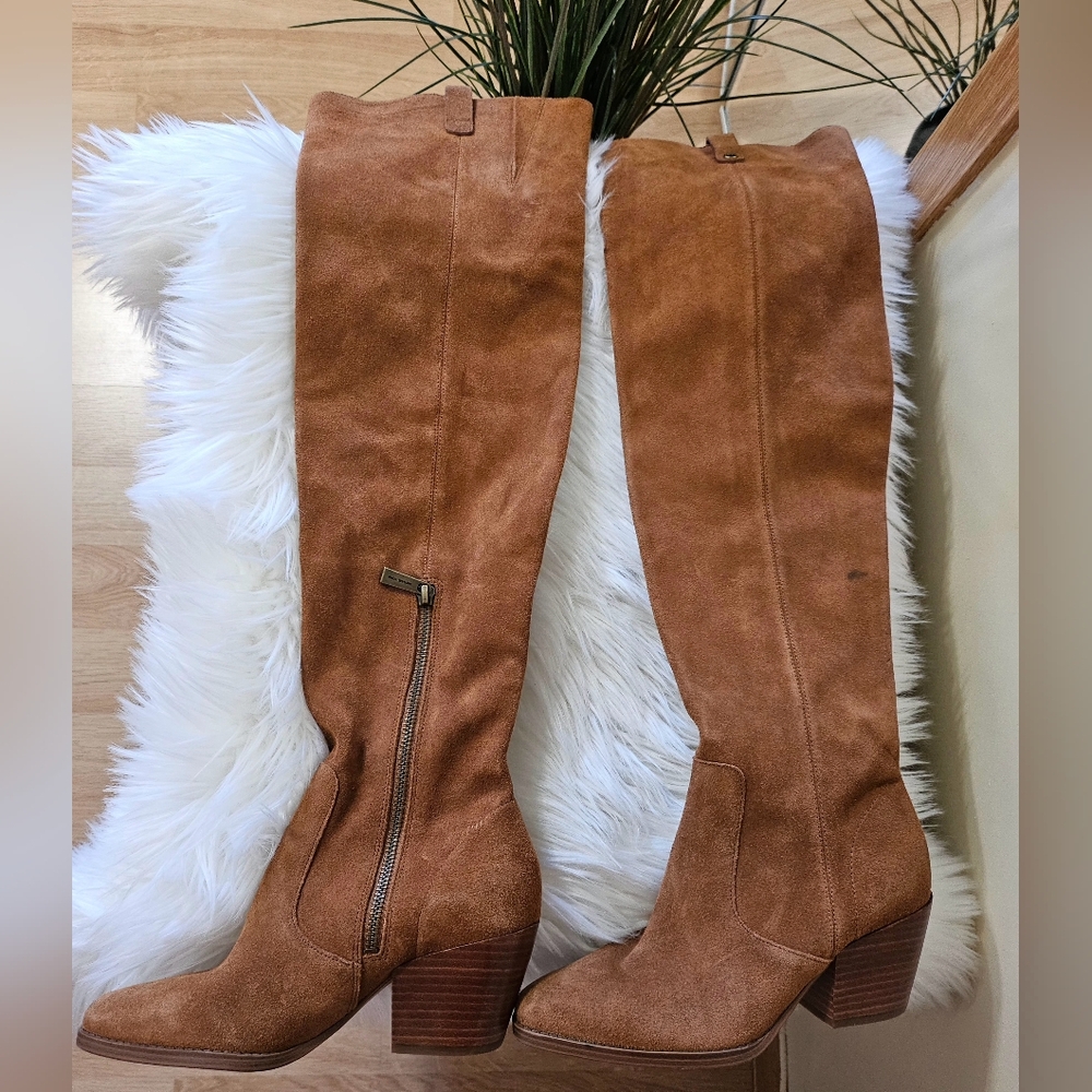 ❌SOLD❌ 🤎 Michael Kors Harlow Boots 5.5 🤎 - Picture 2 of 10